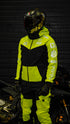 Ride Rich Regency V2 Flow Mesh Armoured GP Softshell Motorcycle Jacket - Yellow